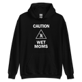 Caution Wet Mom's Hoodie (Black)